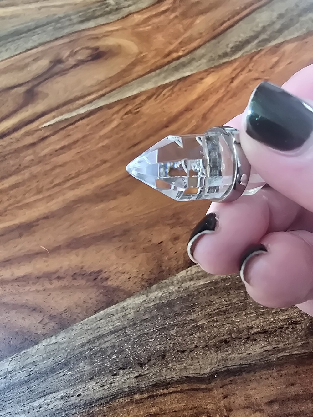 Discontinued Evil Pawn Jewelry Smoky Quartz Generator Necklace - Picture 8 of 10